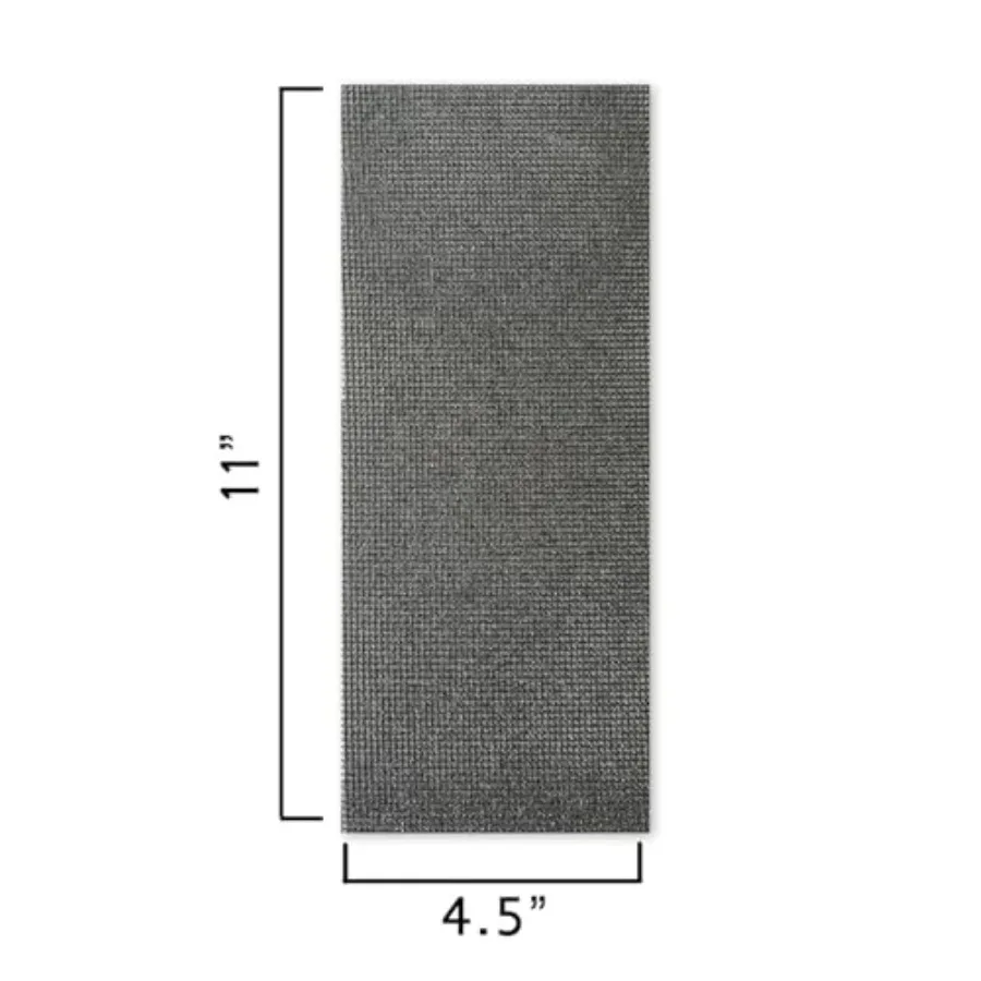 Sanding Mesh Sheets 18 Pack, 4.5 x 11 Inch Sanding Net Sheets, 6 Assorted Grits 80 100 120 150 180 220, Double Side Open Mesh,