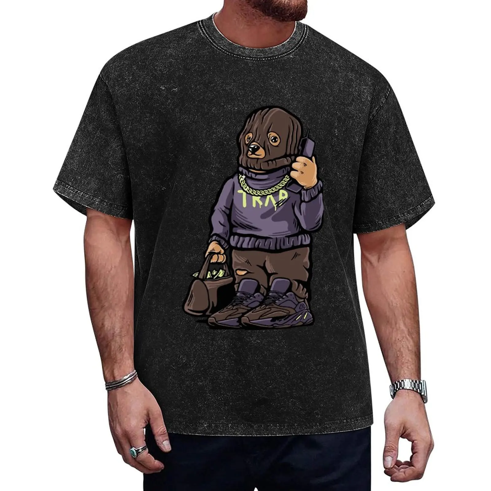 

Yeezy Boost Mauve 700 trap bear T-Shirt customs T-shirts man sports fans Men's clothing