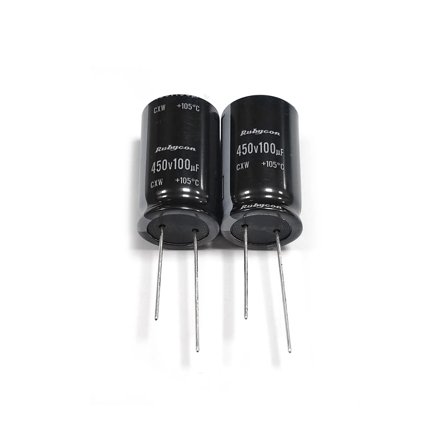 50PCS 450V100UF CXW 18X30 RUBYCON Long Life Brand New Low Impedance Electrolytic Capacitor