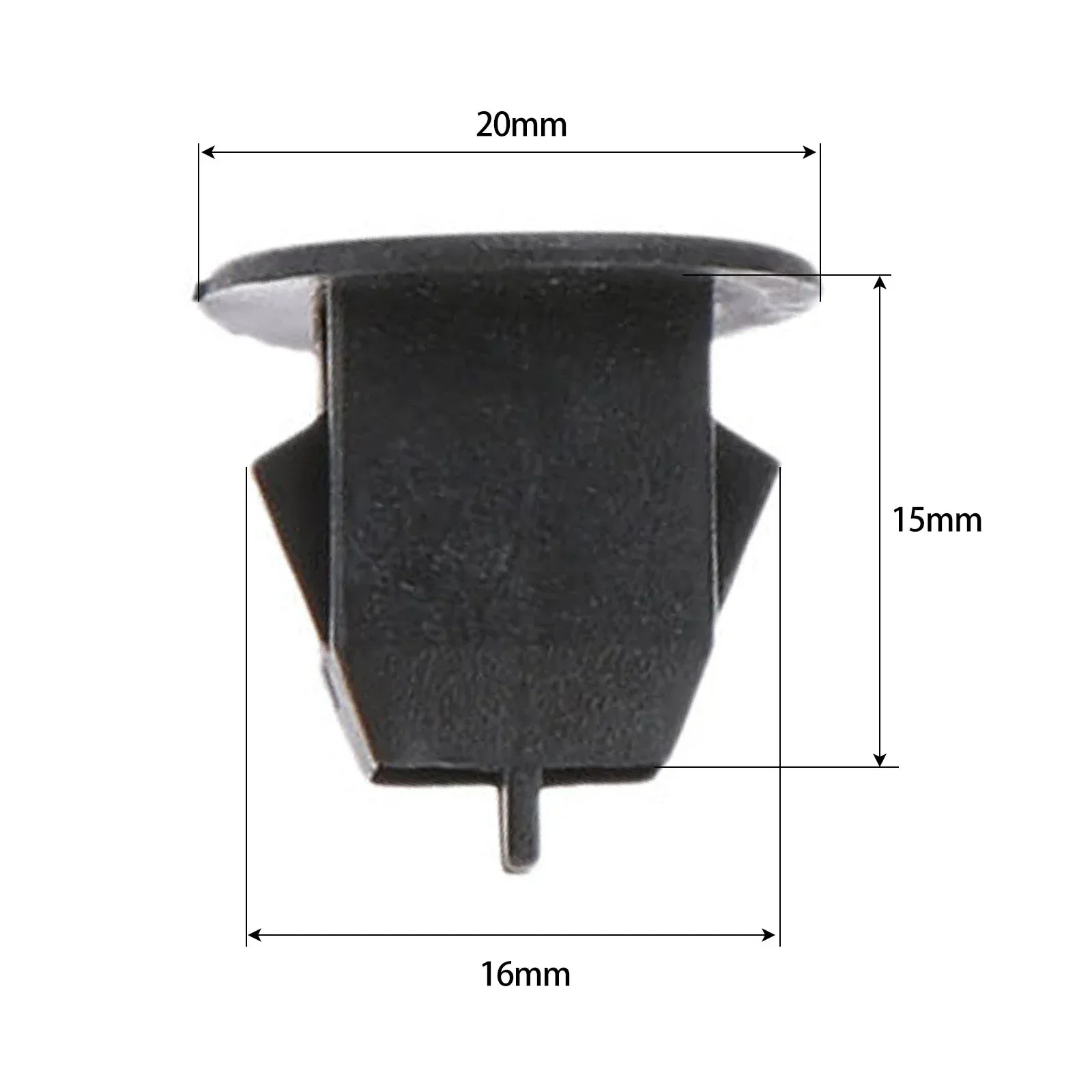 25Pcs Auto Fasteners Retainer Trunk Lining Clogging Clip Clamp for Volvo S80 S80L S60 S40 Black Plastic Rivets Car Clips