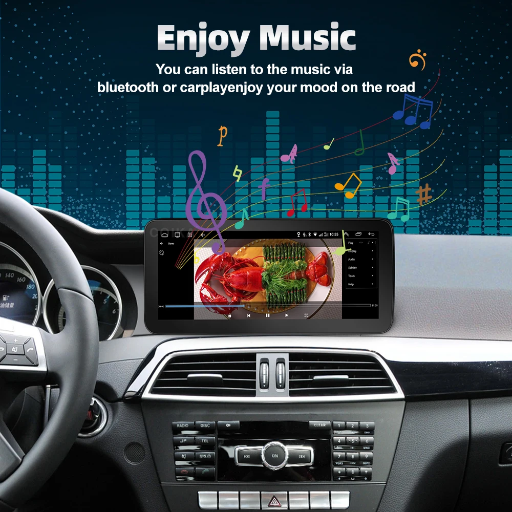 Fabrik Preis Linux Auto Radio Stereo Multimedia Für Mercedes Benz C W204 W205 GLC X253 2007-2018 Auto video Player Touchscreen – Detail 14