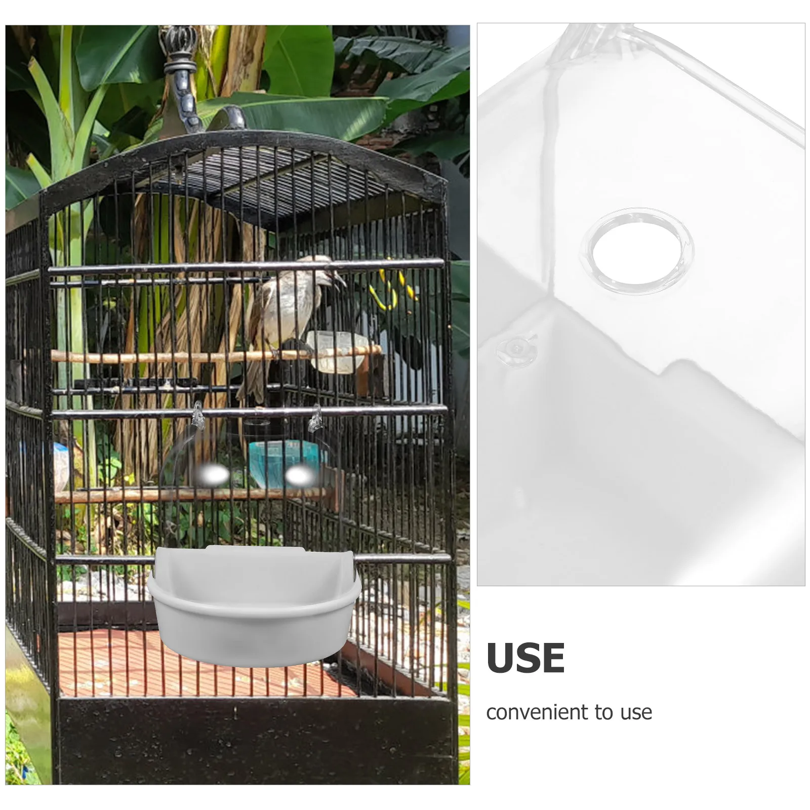 

Bath Tub Small Bird Birds for Cage Parakeet Shower outside Bathtub Parrots Baths