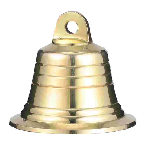 1pc 작은 징글 벨 금속 골든 벨 크리스마스 장식 액세서리 황동 nament 공예 벨 휴일 용품 크리스마스
