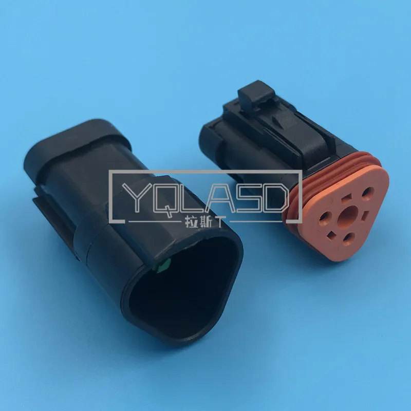 

1 Set 3 Way Car Waterproof Plug DT Series DT04-3P-E005 DT06-3S-E005 AC Assembly For Deutsch Automobile Wire Socket