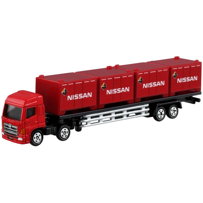 Takaratomy Diecast Legering Model Nr. 144 Lange Hino Container Transport Zware Vrachtwagen, Kinderen Collectie Stukken, Kinderen Geschenken