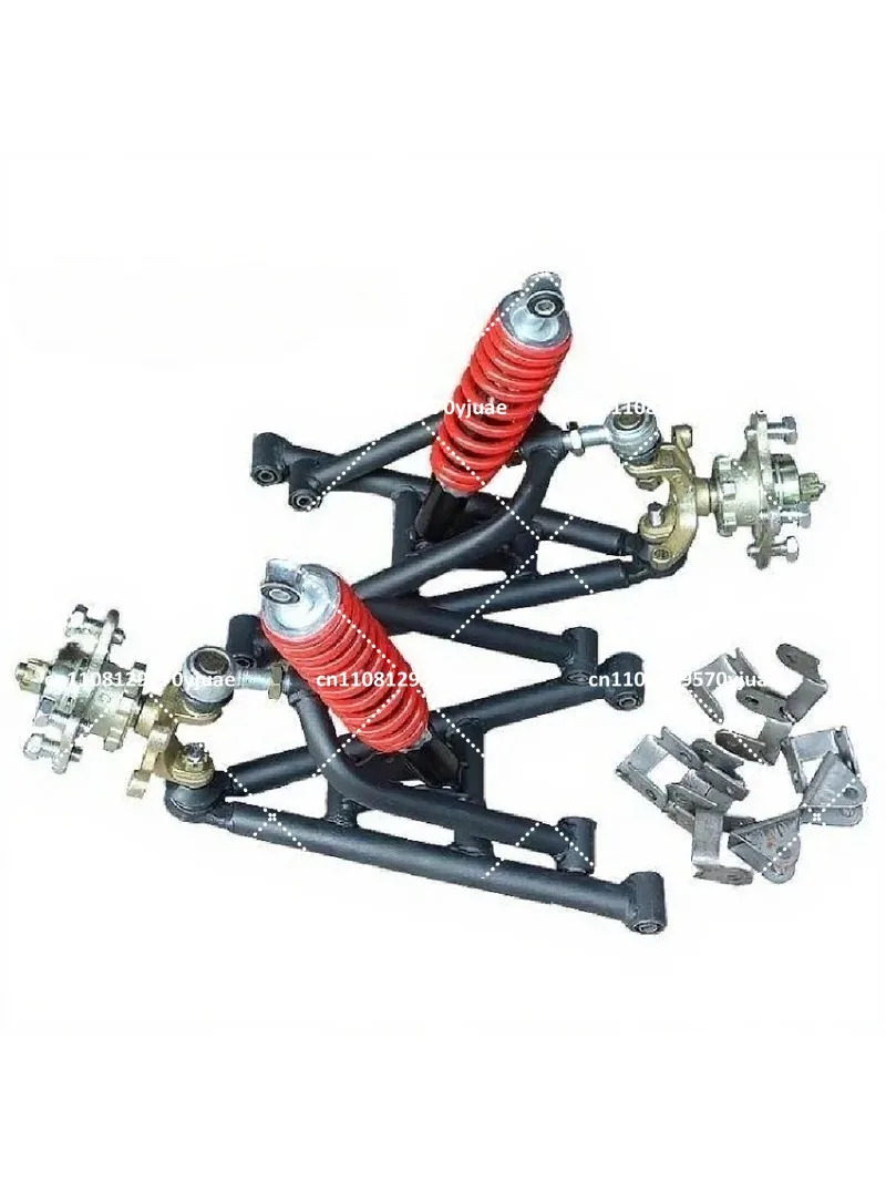 Upper Lower Rocker Arm Assembly Four Wheeler Modified Kart Steering Claw Flange Front Suspension
