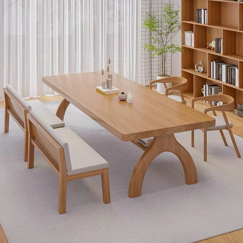 Solid wood living room, study dining room, reading room, office computer desk