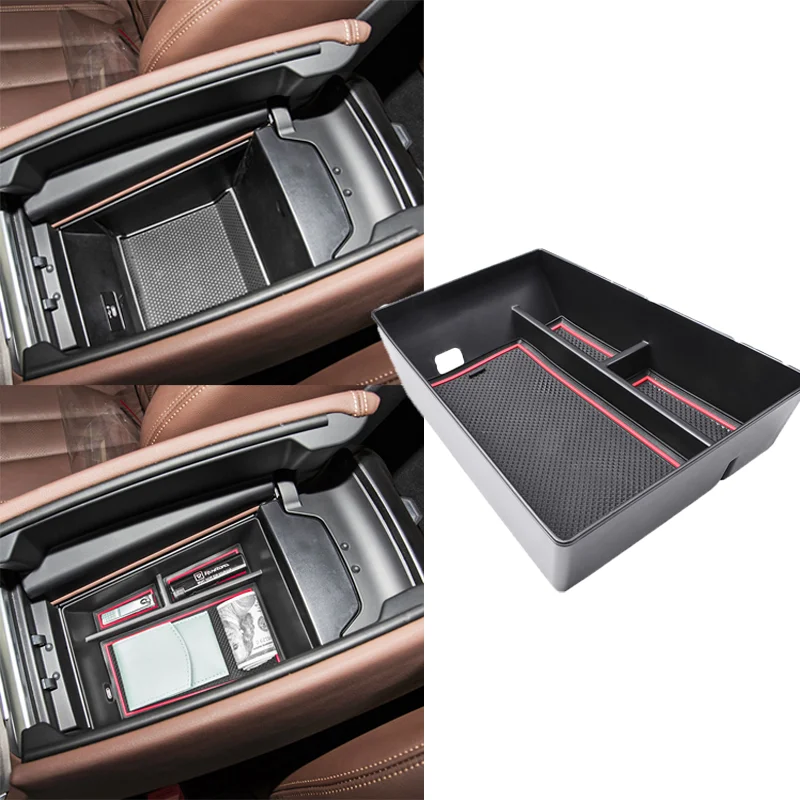 

For BMW X5 G05/ X6 G06/ X7 G07 2019 2020 2021 2022 2023 Center Console Storage Box Armrest Box Organizer Accessories