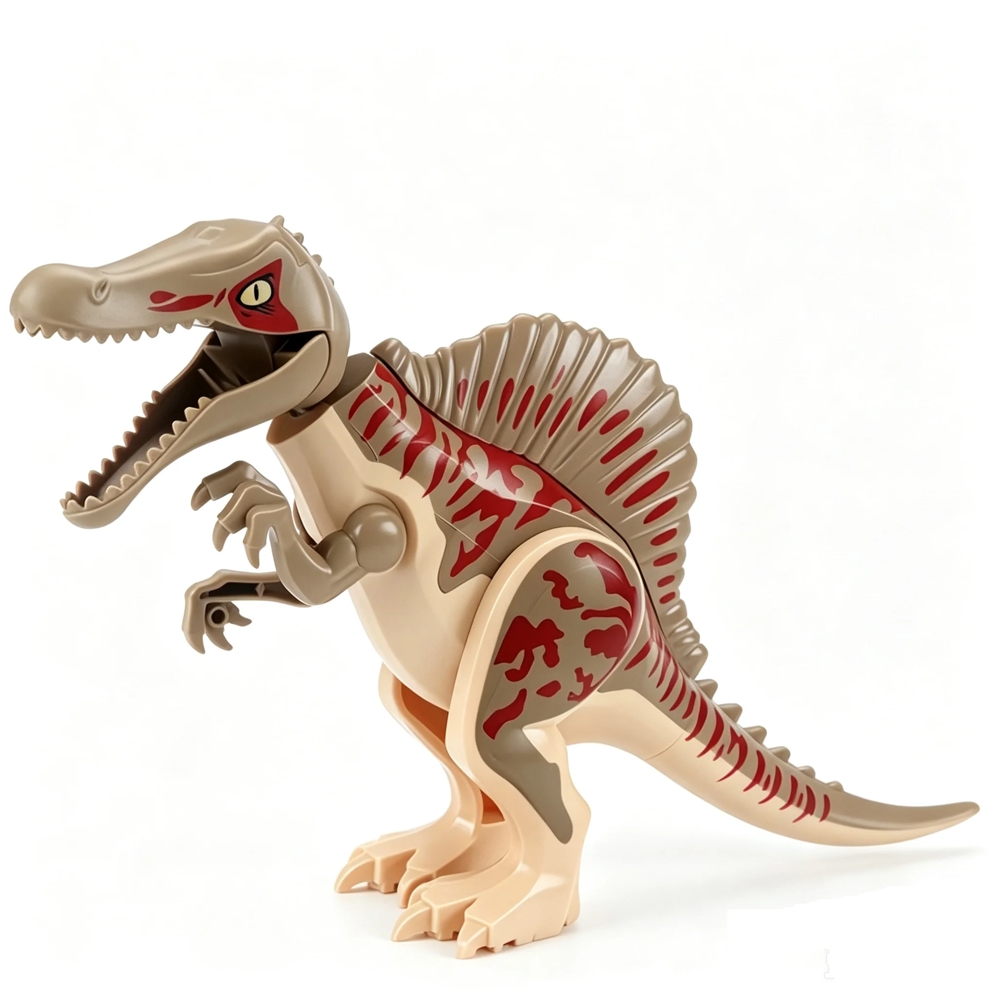 Model Kit Jurassic Park - Çin malı DIY Jurassic Dinozor Spinosaurus