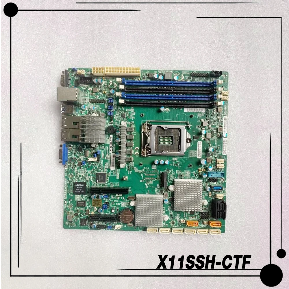 

X11SSH-CTF For Server microATX Motherboard 1151 C236 Supports E3-1200 v6/v5 7th/6th i3 Series 100% Tested Fast Ship