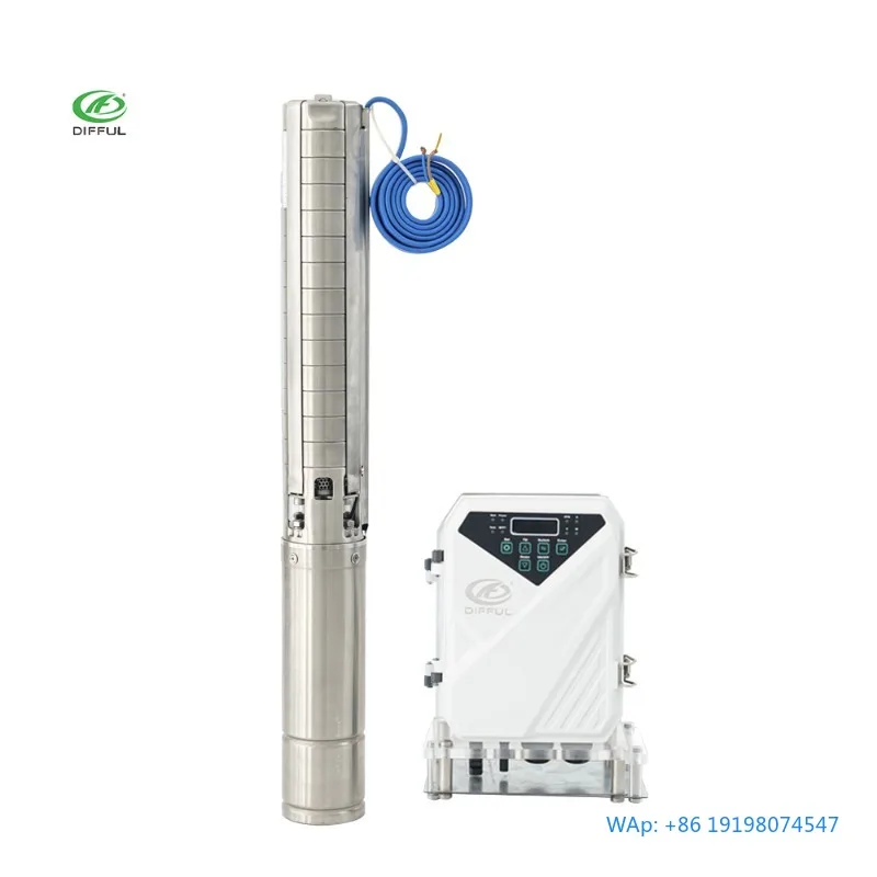 1.75HP Big Flow Solar Pressure Water Pump For Irrigation Uganda