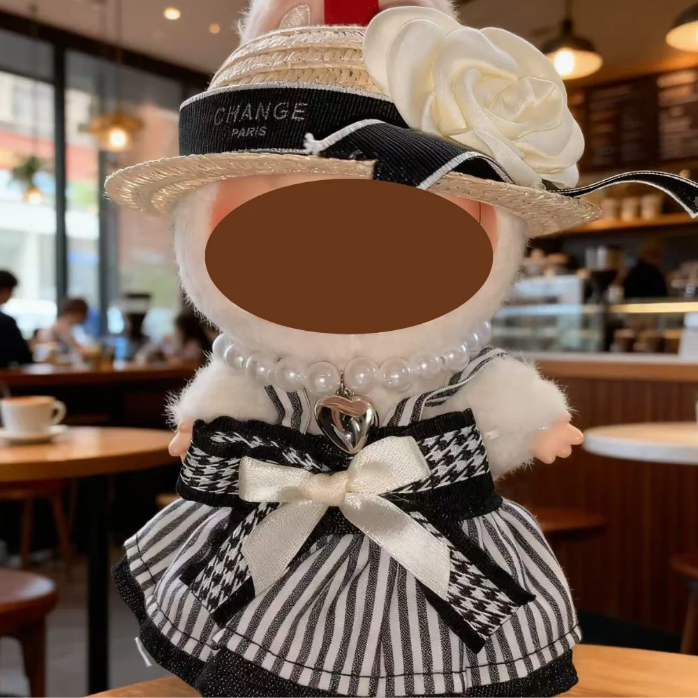 زي فستان الدمية LA BUBU مقاس 17 سم (الدمية غير متضمنة) ملابس LA BUBU، مجموعة فستان الأميرة المنقوش اللطيف من LABUBU، بما في ذلك cu #1