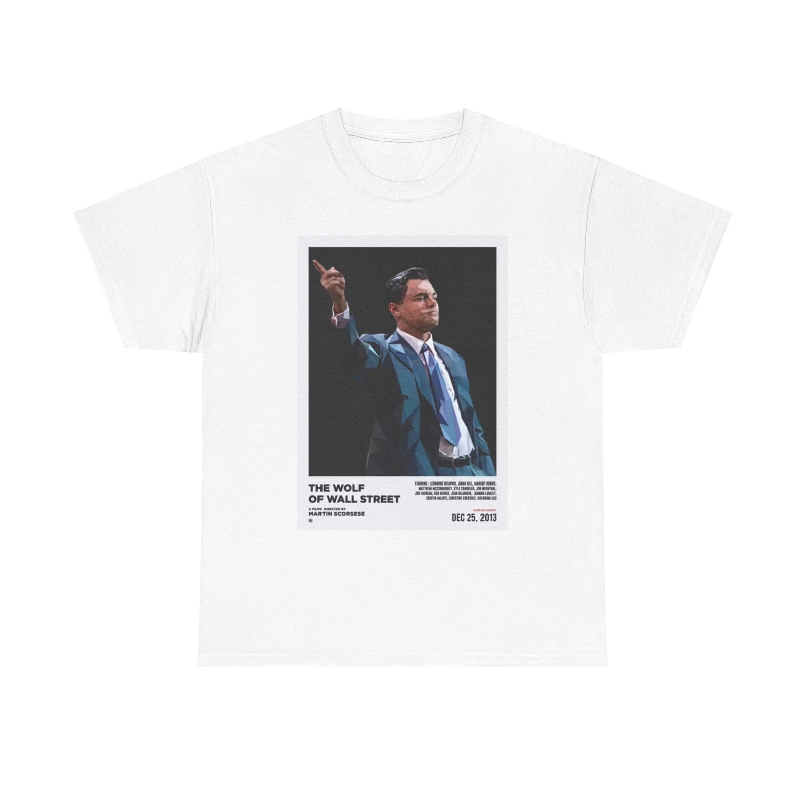

The Wolf Of Wallstreet Graphic T Shirt Funny Vintage Movie Unisex Heavy Cotton
