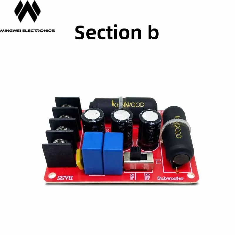 MW Audio 10pcs DIY Speaker Crossover Non Solder High Power Bass Crossover for Woofer