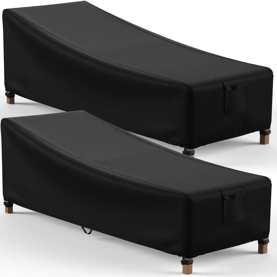

Chaise Lounge Cover, Patio Furniture Covers, Patio Lounge Chair Cover Waterproof and UV Resistant, Heavy Duty Outdoor Furniture
