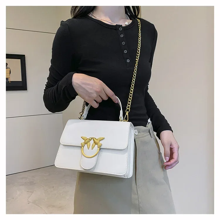 2025 Trendy Noble Explosive Women's Bag - New Versatile Design, Premium Texture Chain, Popular Underarm Crossbody Bag