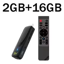 TV98 ATV X7 TV Stick Android 14 Rockchip RK3518 8GB 128GB BT5.0 Dual WiFi 2.4G/5G 4K 8K Spraakafstandsbediening Streaming Media Player