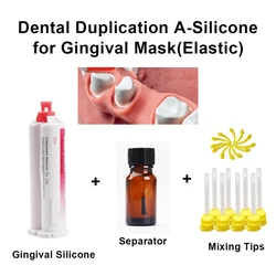 Dental Laboratory Technician Material Gingival A Silicone for Gingival Mask Duplication Reproduce Mold Artificial Gum Dentistry