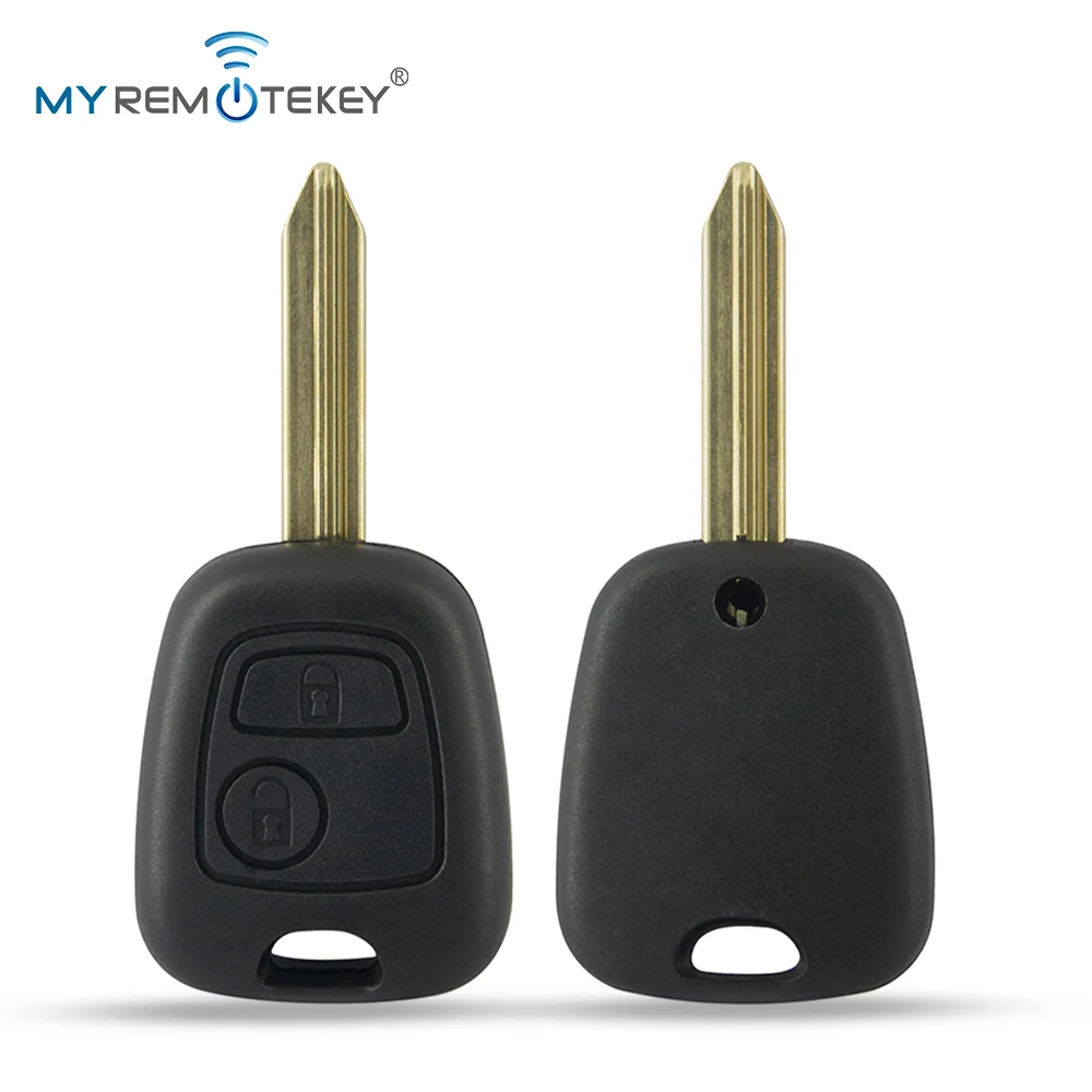 REMTEKEY Key Shell 2 Button for Peugeot 806 EXPERT PARTNER RANCH Citroen Xsara C5 Elysee PICASSO SAXO Xantia 2002-2008 SX9 Blade
