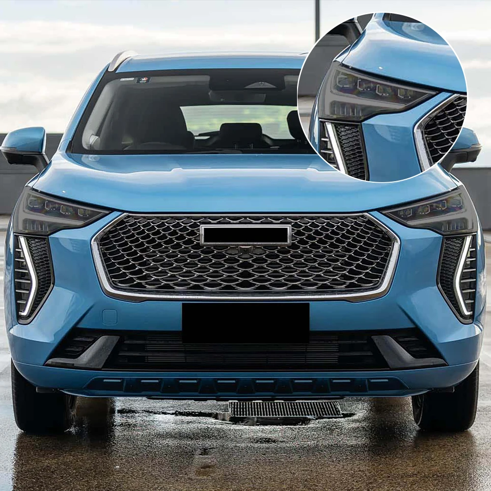 Custom Fit for Haval Jolion Jolion Pro 21-26 High-Gloss Smoke Black Headlight Protective Film TPU PPF Pre Cut Anti-Scratch Film view 4