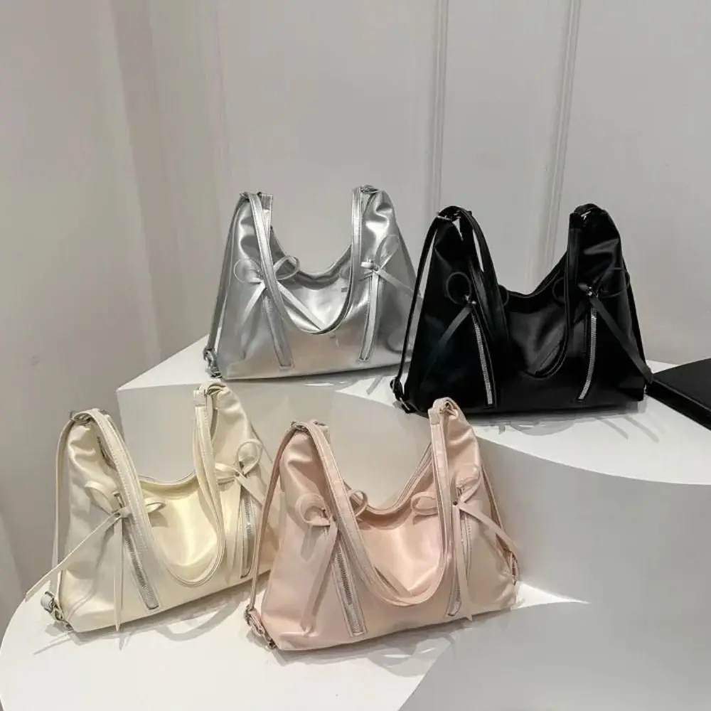 

Fashion Korean Bows Armpit Bag Stylish Casual Bow Tote Bag Versatile Sweet Women's Handbags Ladies