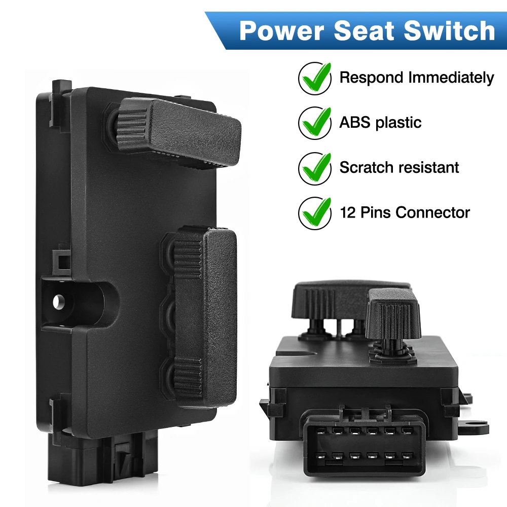 Image of Elektrischer Sitzverstell-Liegeschalter für Chevy Silverado Avalanche Suburban Tahoe 2002–2006, für GMC Sierra Yukon 2000–2006 12450166