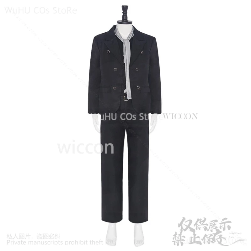 Anime Movie Good Angel Aziraphale Cosplay Costume Devil Crowley Costume Uniform Suits Men Outfit Halloween Cosplay Cos Disguise