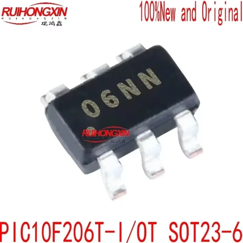 العلامة التجارية الجديدة الأصلية PIC10F206T-I/OT SOT23-6 #1