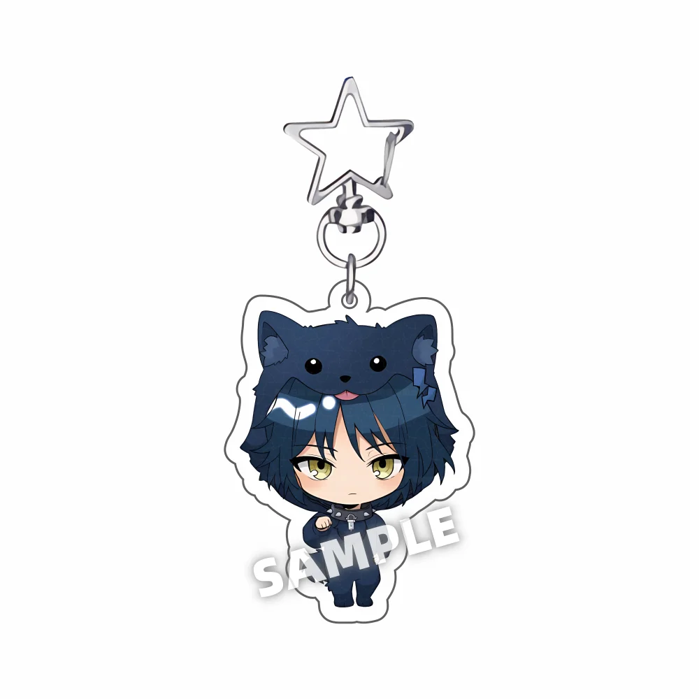 Anime DRAMAtical Murder Pendant Car KeyChain Friend Gifts cosplay Accessories cosplay fan Gifts Aoba, Noiz, Clear, Koujaku, Ren view 5