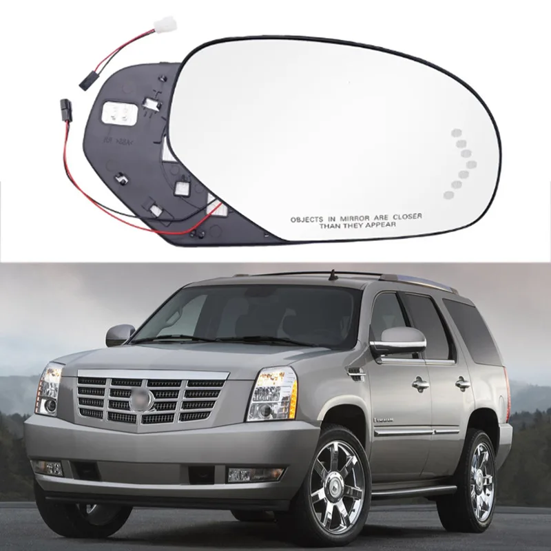 

For 15-20 Cadillac Escalade Chevrolet Avalanche reversing lenses,Rear view lens replacement