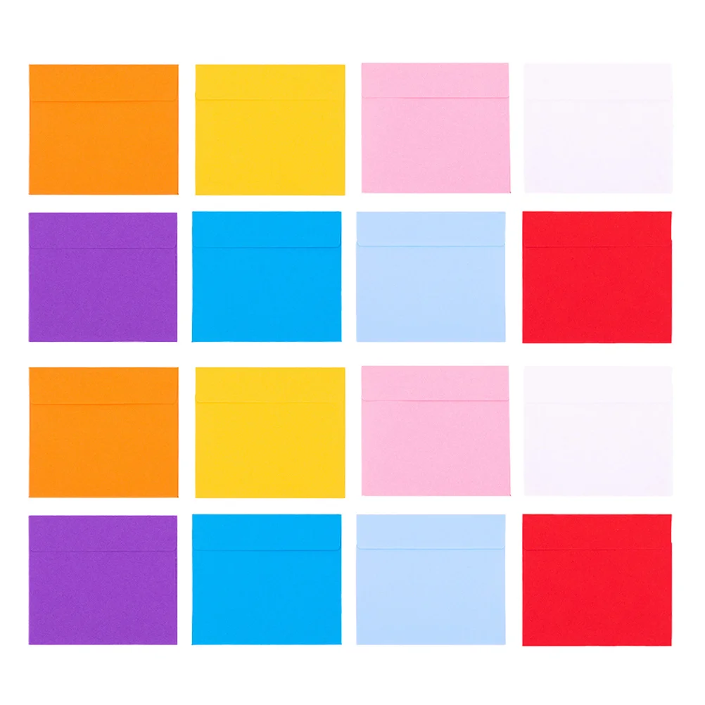 

100 шт. элегантные конверты для благодарственных листов и мелких предметов, конверты для хранения праздничных принадлежностей, держатели для хранения бумаги для заметок