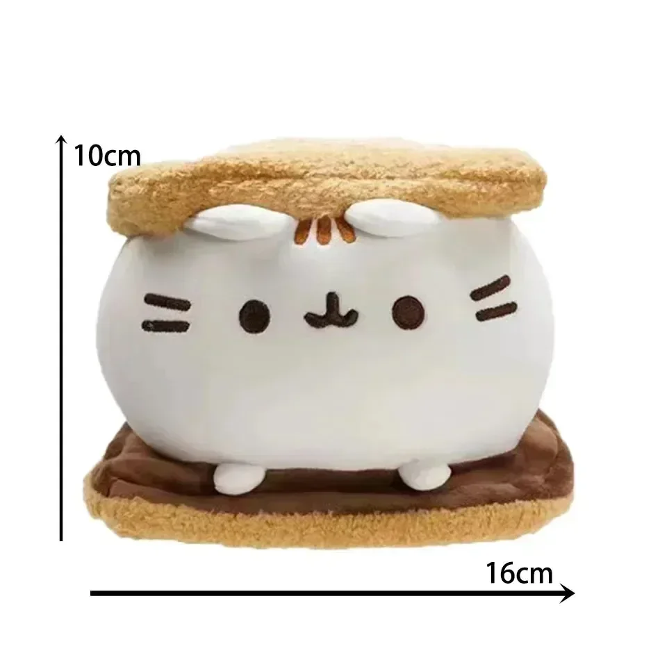 2026 HOT 15CM Plüschtier Kawaii Engel-Katze Cartoon Plüsch-Stofftier Kartoffelchip-Eiscreme-Pizza-Katze Geschenke Geburtstag – Detail 6
