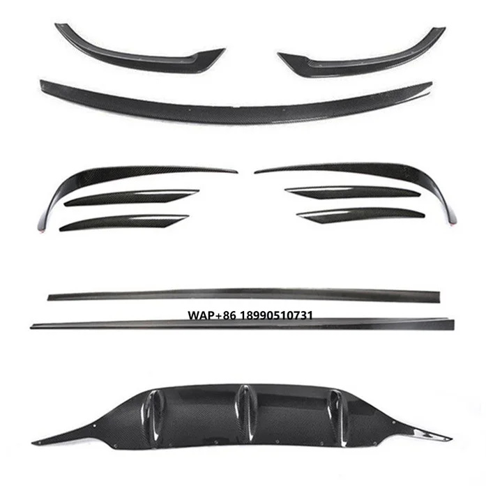

Real Carbon Fiber Car Parts W238 Front Lip Bumper Rear Diffuser Side Skirt Body Kit for Bez Benz E CLASS Coupe Mercedes