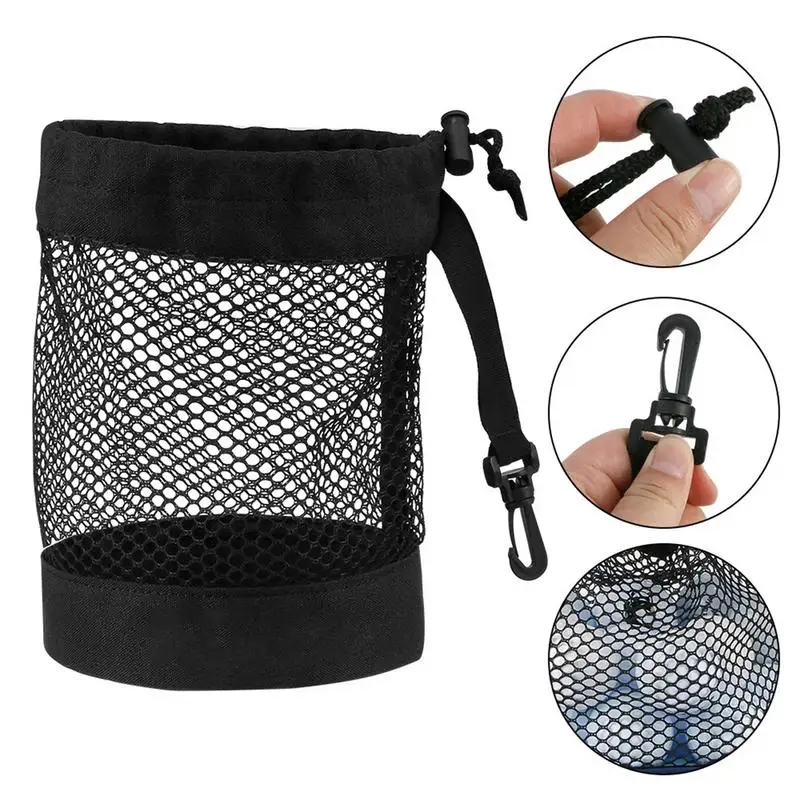 

NEW Golf Mesh Net Bag Nylon Golf Tennis 15/25/50 Ball Carrying Drawstring Pouch golf bags Golf Accessories Indoor Outdoor Sports