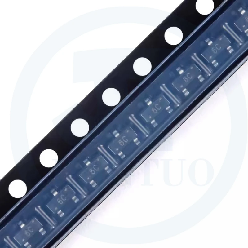 100pcs BC817-40 6C SOT-23 0.1A/45V NPN SMD Chip Transistor image 3