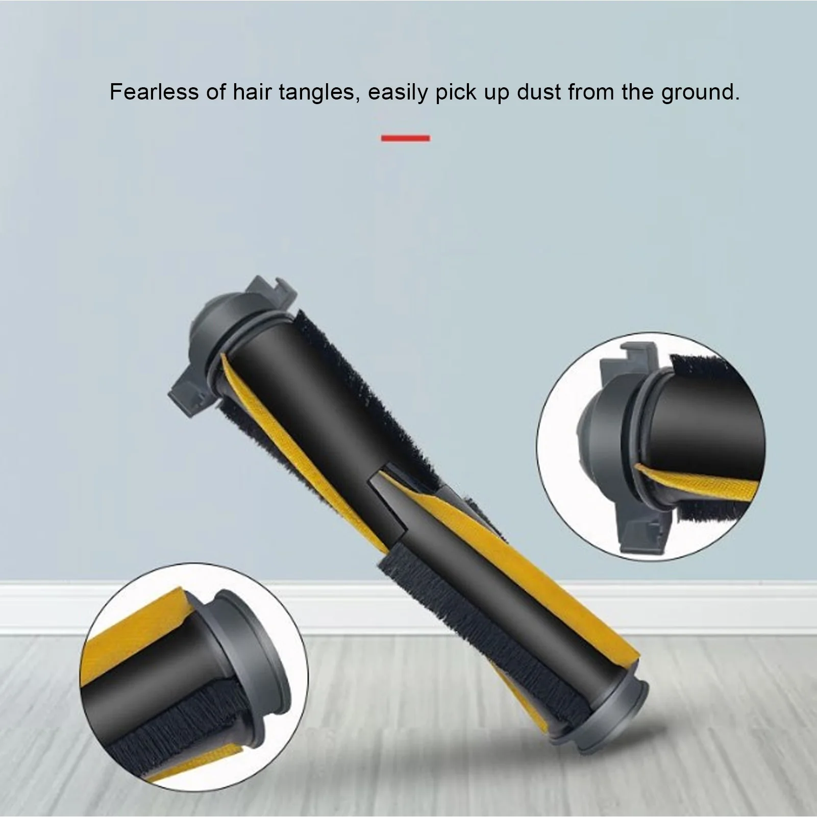 6.69in Main Roller Brush for IQ Robot R101AE RV1001AE Robot Vacuum Cleaner Roller Brush Replacement Parts