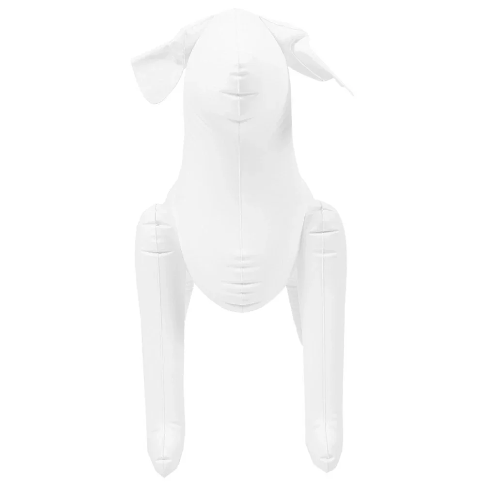 Display-Friendly Dog Model Inflatable Standing Mannequin Made of PVC for Showcasing Pet Outfits in Grooming Salons and Stores