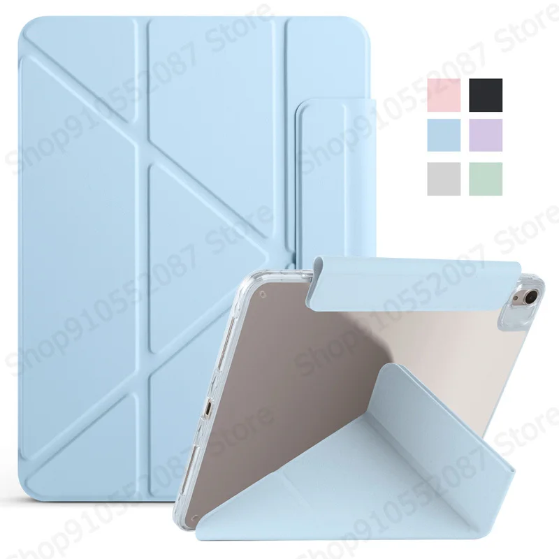 

For Huawei MatePad Pro 12 2 Case Smart Fold Leather Acrylic Clear Hard Magnetic Cover For Huawei MatePad Pro 12.2 2025 2024 Case