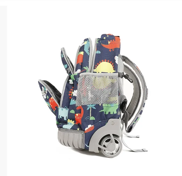 16 inch schooltrolley rugzak Tas voor tieners Rolling Bagage reistas wielen 18 inch kinderen Schoolrugzak op wielen