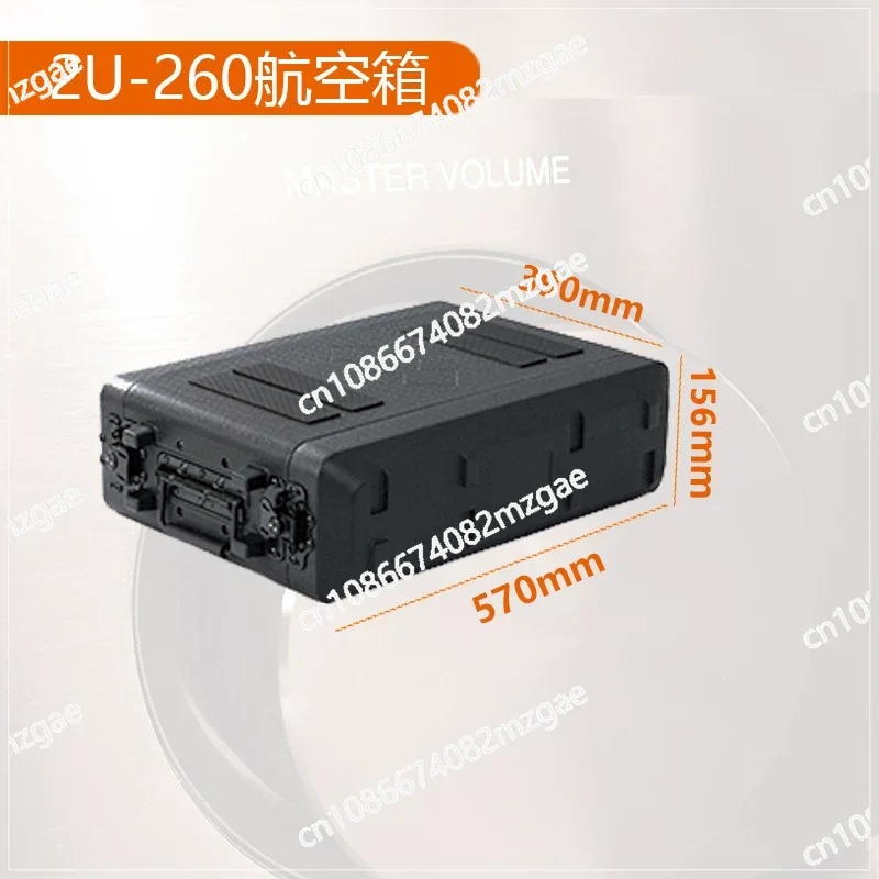 Main Body 260mm Deep 2U 3U 4U 6U PE Cabinet Microphone Amplifier Receiver Rack Flight Case Air Box Mic Flightcase Shockproof Box - view 5