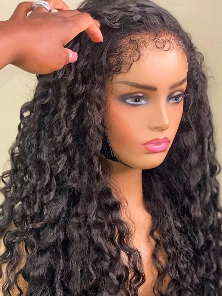 30 40 بوصة موجة عميقة 13x4 13x6 HD الدانتيل الباروكة الأمامية البرازيلي شعر الإنسان المياه مجعد 360 شعر مستعار دانتيل كامل للنساء 300% الكثافة