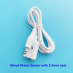 Sensor de fugas de agua con cable, Detector de alarma, protección contra fugas en el hogar con conector de 3,5mm