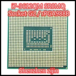 i7-3612QM i7 3612QM SR0MQ 2.1 GHz Quad Core Eight Thread CPU Processor 6M 35W Socket G2 / rPGA988B