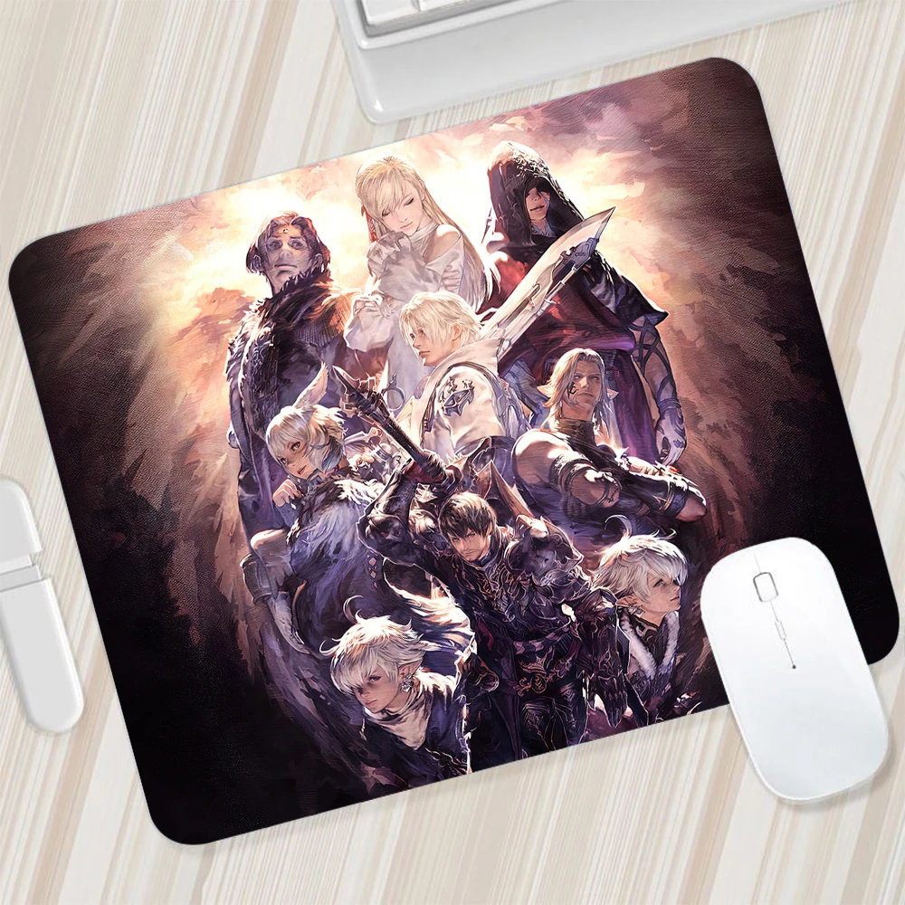 Final Fantasy XIV Online Small Mouse Pad Gaming Mousepad PC Gamer Mouse Mat Computer Pad Keyboard Mat Desk Pad Laptop Mausepad