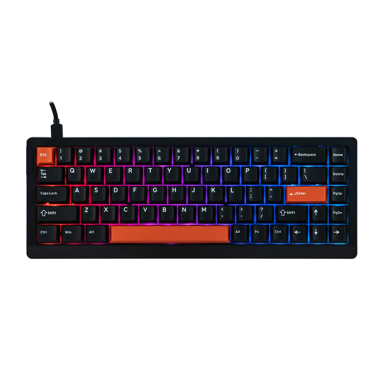 EPOMAKER HE68 Lite 65% Layout Tray-Mounted Wired Hall Effect NKRO Magnetic Keyboard DKS SOCD 8kHZ Polling Adjustable Actuation