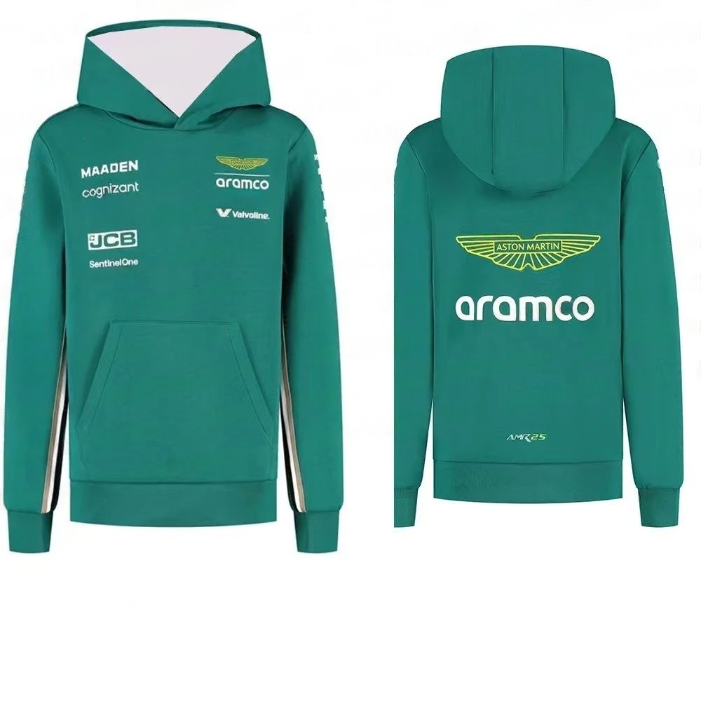 

Aston Martin Sweatshirt Sport Motorcycle Hoodie Spanish Racer Fernando Alonso Hoodie Kit Fans Lance Stroll 18 Hoodie