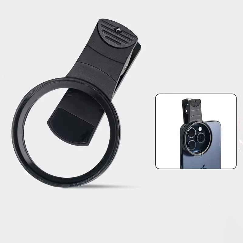 52mm Phone Camera Lens Filter Kit UV Filter CPL Star 4/6/8 Macro +10 Lente with Universal Clip For for iPhone Mobile Photography view 5