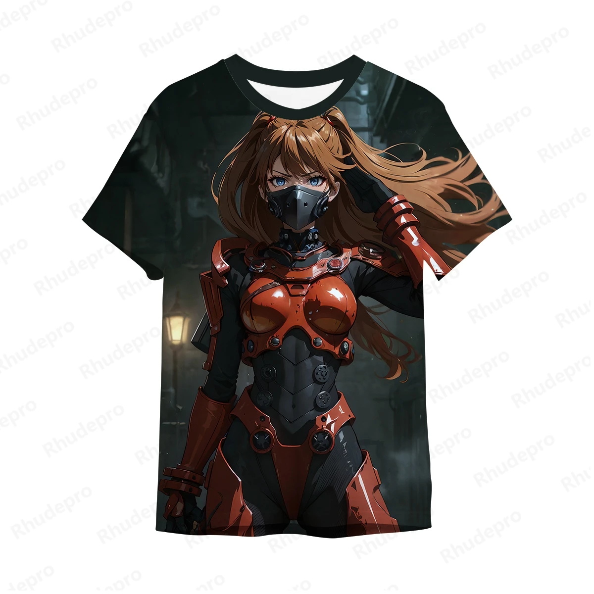 2024 Neon Genesis Evangelion T-shirt Short Y2k Tops Oversized Men High Quality Tee Anime Casual T-shirts Trend Fashion 5XL