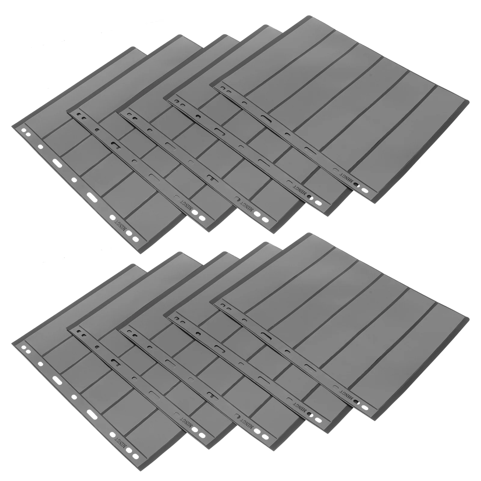 10 Pcs Stamp Collection Sticker Standard Albums Storage Holder Folder Cards Collectors Pvc Convenient