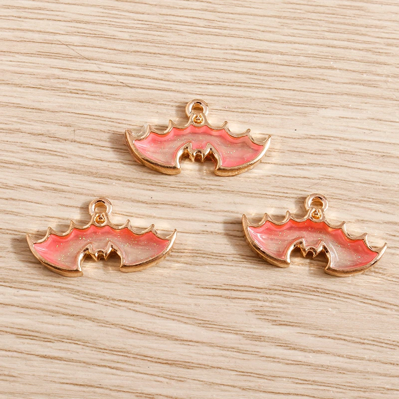 10 stücke mischen niedlichen Acryl Halloween Kürbis Hut Geist Charms Anhänger für Schmuck machen Tropfen Ohrringe Halsketten Armbänder DIY Geschenk – Detail 18